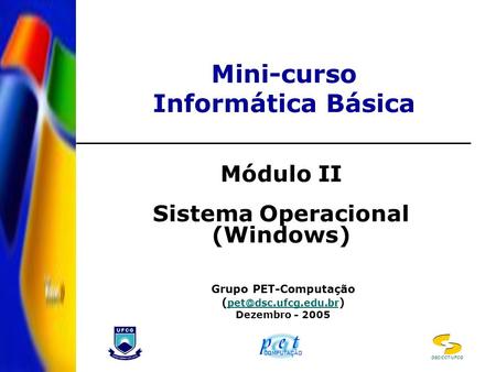 Mini-curso Informática Básica