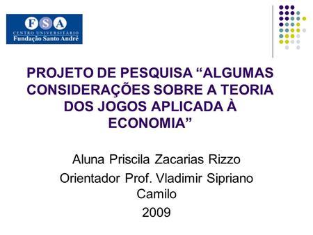 Aluna Priscila Zacarias Rizzo