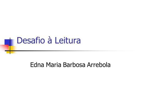 Edna Maria Barbosa Arrebola