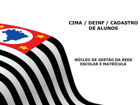 CIMA/DEINF/CADASTRO DE ALUNOS
