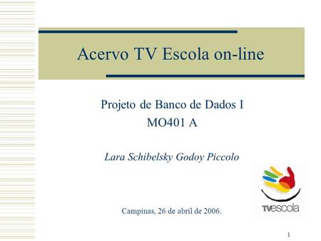 Acervo TV Escola on-line