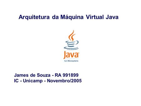 Arquitetura da Máquina Virtual Java