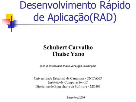 Desenvolvimento Rápido de Aplicação(RAD)