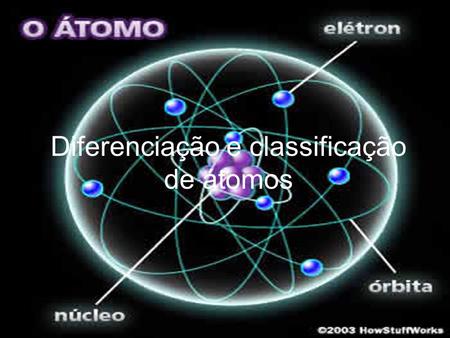 Diferenciação e classificação de átomos