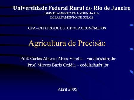 Universidade Federal Rural do Rio de Janeiro