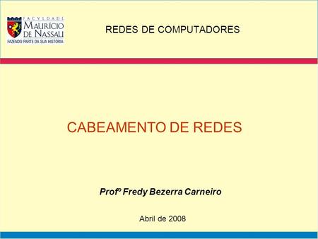 Profº Fredy Bezerra Carneiro