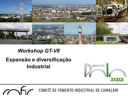 Workshop GT-VII Expansão e diversificação Industrial