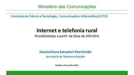 Internet e telefonia rural