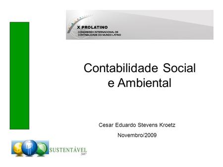 Contabilidade Social e Ambiental