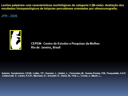 CEPEM- Centro de Estudos e Pesquisas da Mulher. Rio de Janeiro, Brasil