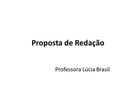 Professora Lúcia Brasil