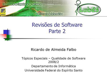 Revisões de Software Parte 2