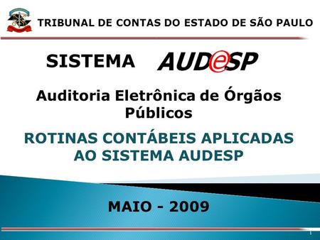 SISTEMA Auditoria Eletrônica de Órgãos Públicos