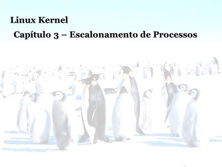 Linux Kernel Capítulo 3 – Escalonamento de Processos.