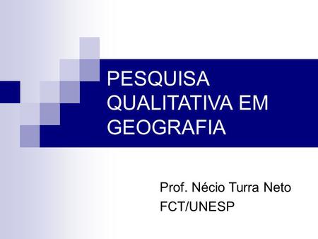 Triangulação de métodos - ppt carregar