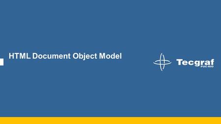 HTML Document Object Model