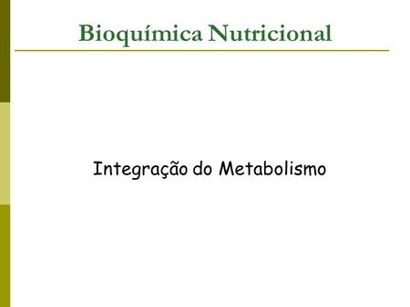Bioquímica Nutricional