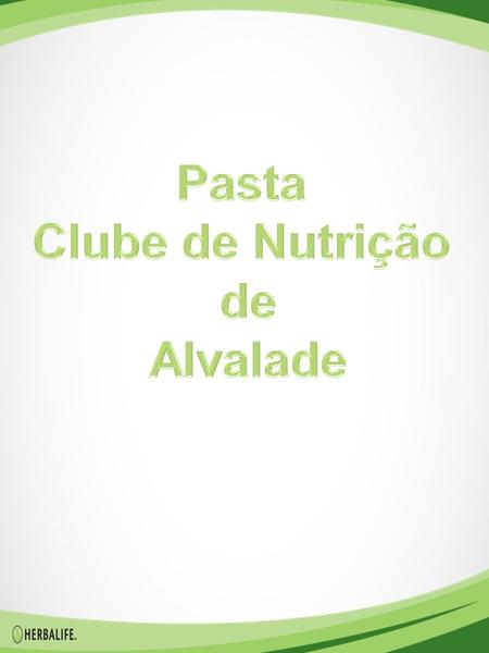 Pasta Clube de Nutrição de Alvalade.