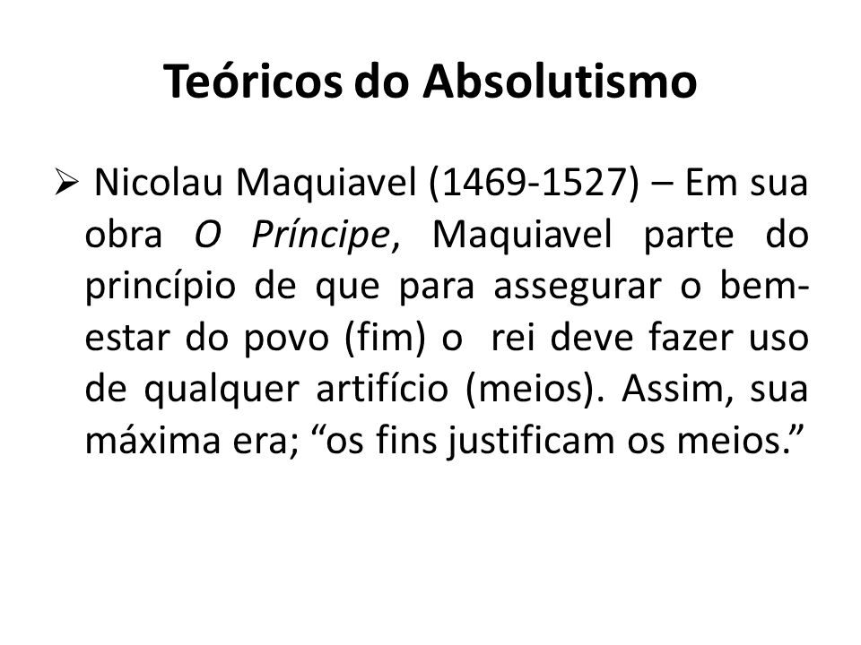 Image result for maquiavel absolutismo monarquico