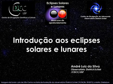 Introdução aos eclipses solares e lunares