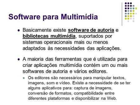 Software para Multimídia