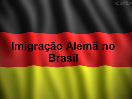 Imigração Alemã no Brasil