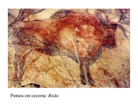 Pintura em caverna: Bisão