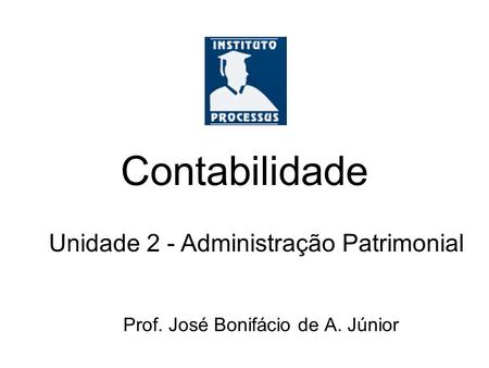 Prof. José Bonifácio de A. Júnior