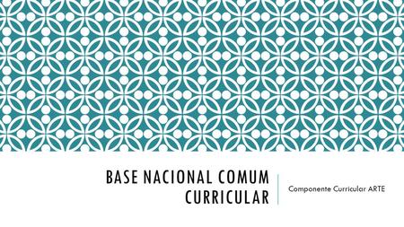 Base nacional comum curricular