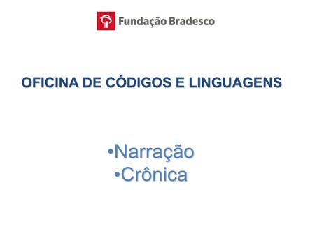 OFICINA DE CÓDIGOS E LINGUAGENS
