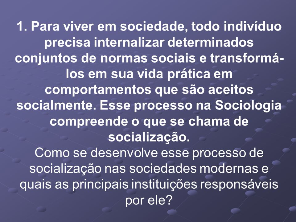 Precisamos da sociedade para salvar os indivíduos