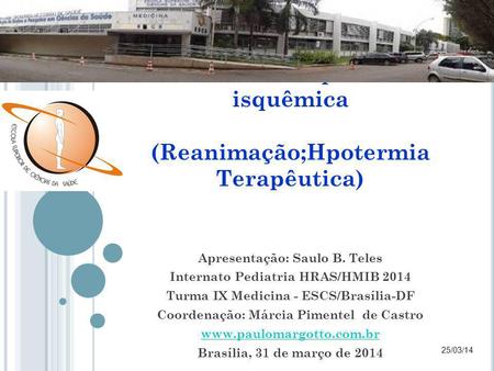 Apresentação: Saulo B. Teles Internato Pediatria HRAS/HMIB 2014