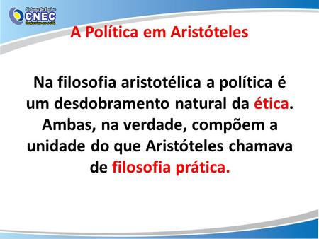 A Política em Aristóteles