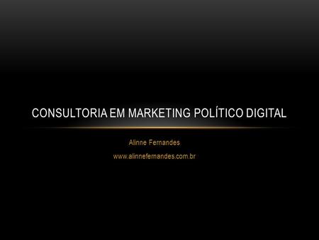 Consultoria em marketing político digital