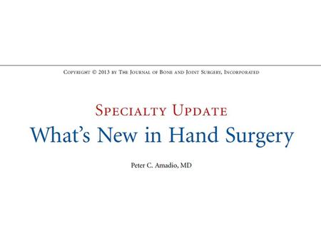 AMERICAN ASSOCIATION FOR HAND SURGERY ( AAHS)
