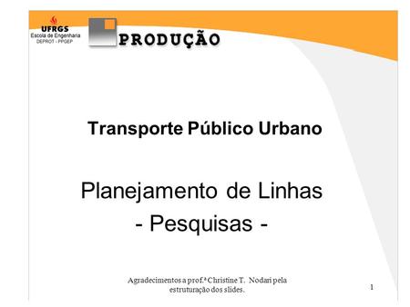 Transporte Público Urbano
