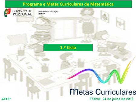 Programa e Metas Curriculares de Matemática