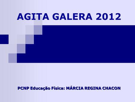 PCNP Educação Física: MÁRCIA REGINA CHACON
