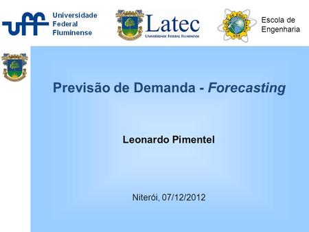 Previsão de Demanda - Forecasting