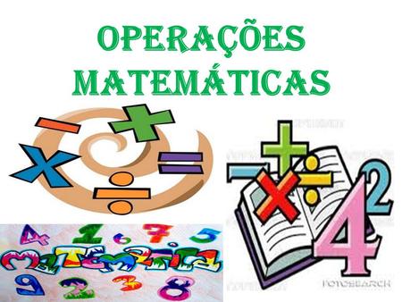 Operações matemáticas