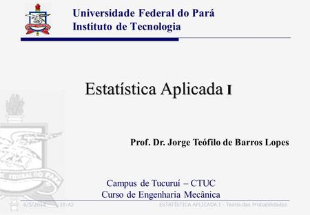 Universidade Federal do Pará Instituto de Tecnologia