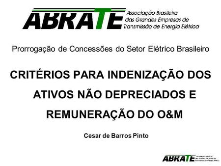 Prorrogação de Concessões do Setor Elétrico Brasileiro