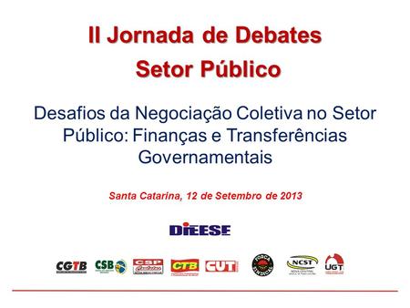 II Jornada de Debates Setor Público
