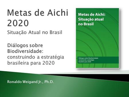 Metas de Aichi 2020 Situação Atual no Brasil