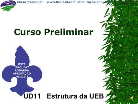 Curso Preliminar UD11 Estrutura da UEB.