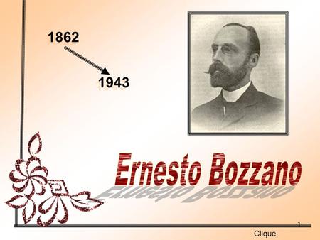 1862 1943 Ernesto Bozzano Clique.
