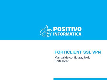 Manual de configuração do FortiClient