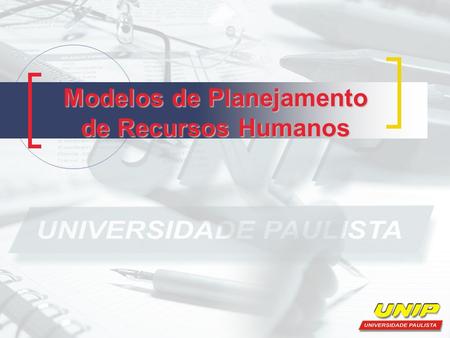 Modelos de Planejamento de Recursos Humanos