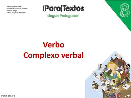 Verbo Complexo verbal Porto Editora.