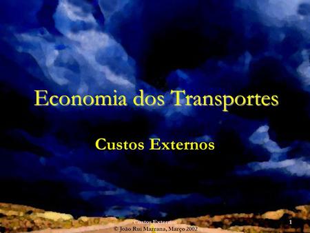 Economia dos Transportes